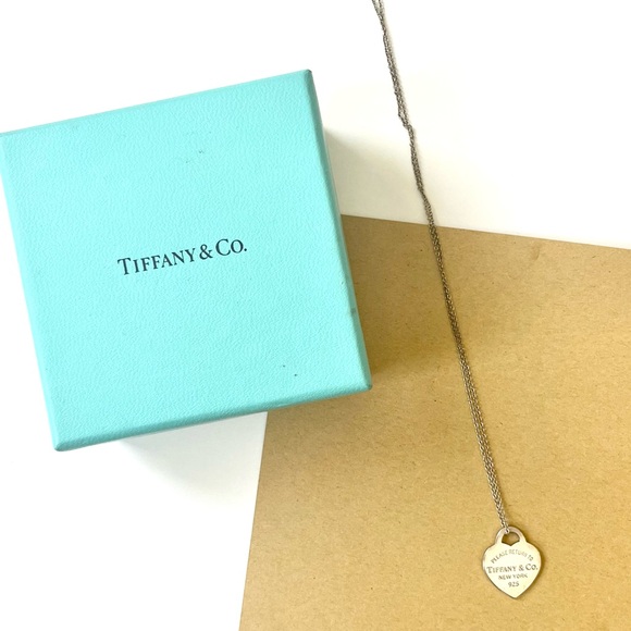 🌀Tiffany &Co. iconic heart ❤️ pendant “please return to tiffany” silver necklace - Picture 5 of 8